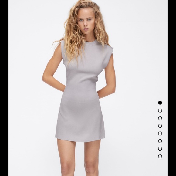 Zara | Dresses | Zara Ruched Waist Knit 